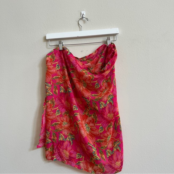 Beach Riot Melanie Hibiscus Side Wrap Floral Hawaiian Sarong one size - Picture 3 of 3
